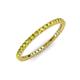 3 - Ellen 1.70 mm Yellow Diamond Eternity Band 