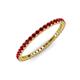 3 - Ellen 1.70 mm Ruby Eternity Band 