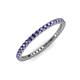 3 - Ellen 1.70 mm Iolite Eternity Band 