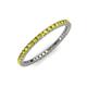 3 - Ellen 1.70 mm Yellow Diamond Eternity Band 