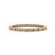 1 - Ellen 1.70 mm Citrine and Diamond Eternity Band 