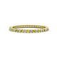 1 - Ellen 1.70 mm Yellow and White Diamond Eternity Band 