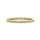 1 - Ellen 1.70 mm Yellow Sapphire and Diamond Eternity Band 