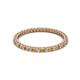 2 - Ellen 1.70 mm Citrine and Diamond Eternity Band 