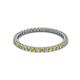 2 - Ellen 1.70 mm Yellow and White Diamond Eternity Band 