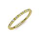 3 - Ellen 1.70 mm Yellow and White Diamond Eternity Band 