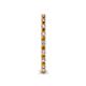 5 - Ellen 1.70 mm Citrine and Diamond Eternity Band 