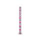 5 - Ellen 1.70 mm Pink Sapphire and Diamond Eternity Band 