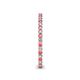 5 - Ellen 1.70 mm Pink Tourmaline and Diamond Eternity Band 