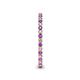 5 - Ellen 1.70 mm Amethyst and Diamond Eternity Band 