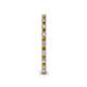 5 - Ellen 1.70 mm Citrine and Diamond Eternity Band 