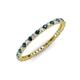 3 - Ellen 1.70 mm Blue and White Diamond Eternity Band 