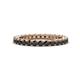 1 - Ellen 2.40 mm Black Diamond Eternity Band 