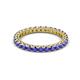 2 - Ellen 2.40 mm Tanzanite Eternity Band 