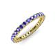 3 - Ellen 2.40 mm Tanzanite Eternity Band 