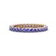 1 - Ellen 2.40 mm Tanzanite Eternity Band 