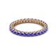 2 - Ellen 2.40 mm Tanzanite Eternity Band 