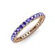 3 - Ellen 2.40 mm Tanzanite Eternity Band 