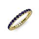 3 - Ellen 2.40 mm Blue Sapphire Eternity Band 