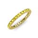 3 - Ellen 2.40 mm Yellow Sapphire Eternity Band 