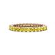 1 - Ellen 2.40 mm Yellow Sapphire Eternity Band 