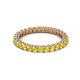 2 - Ellen 2.40 mm Yellow Sapphire Eternity Band 