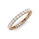 3 - Ellen 2.40 mm White Sapphire Eternity Band 