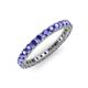 3 - Ellen 2.40 mm Tanzanite Eternity Band 