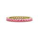 1 - Ellen 2.40 mm Pink Tourmaline Eternity Band 