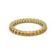 2 - Ellen 2.40 mm Citrine Eternity Band 