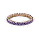 2 - Ellen 2.40 mm Iolite Eternity Band 