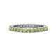 1 - Ellen 2.40 mm Peridot Eternity Band 