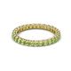2 - Ellen 2.40 mm Peridot Eternity Band 