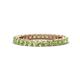1 - Ellen 2.40 mm Peridot Eternity Band 