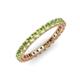 3 - Ellen 2.40 mm Peridot Eternity Band 