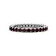 1 - Ellen 2.40 mm Red Garnet Eternity Band 