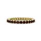 1 - Ellen 2.40 mm Red Garnet Eternity Band 