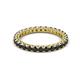 2 - Ellen 2.40 mm Black Diamond Eternity Band 