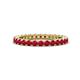 1 - Ellen 2.40 mm Ruby Eternity Band 