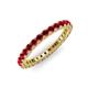 3 - Ellen 2.40 mm Ruby Eternity Band 