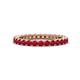 1 - Ellen 2.40 mm Ruby Eternity Band 