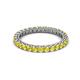 2 - Ellen 2.40 mm Yellow Sapphire Eternity Band 