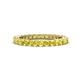 1 - Ellen 2.40 mm Yellow Sapphire Eternity Band 