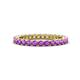 1 - Ellen 2.40 mm Amethyst Eternity Band 