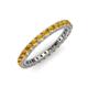 3 - Ellen 2.40 mm Citrine Eternity Band 