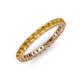 3 - Ellen 2.40 mm Citrine Eternity Band 