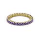 2 - Ellen 2.40 mm Iolite Eternity Band 