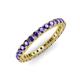 3 - Ellen 2.40 mm Iolite Eternity Band 