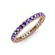 3 - Ellen 2.40 mm Iolite Eternity Band 