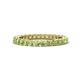 1 - Ellen 2.40 mm Peridot Eternity Band 